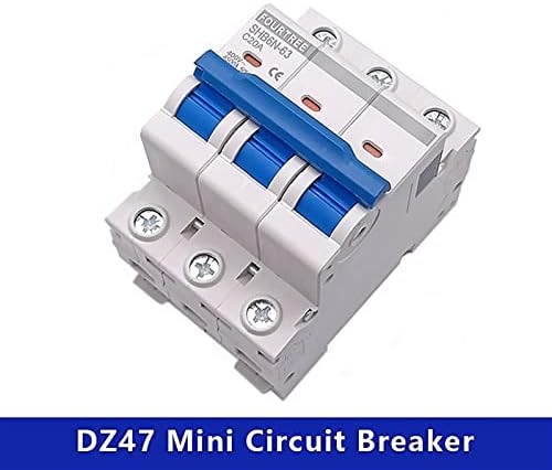 1pcs 3 pólo din mini circuito disjuntor doméstico caixa de distribuição de distribuição Motor Motor Motor Motor