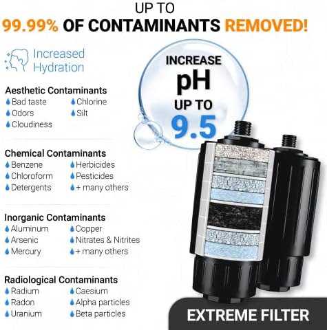 Garrafa de filtro de água alcalina ETA para viagens, camping, caminhada, mochila, emergência, sobrevivência | Remove até 99,99% dos