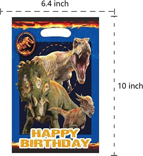 30pcs pack dinossaurs festas de aniversário suprimentos sacos de presente, bolsa de tratamento de doces perfeita