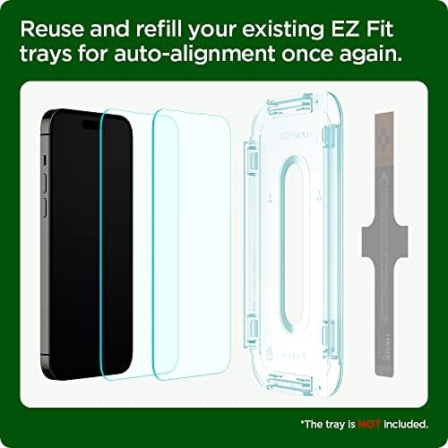 Spigen Reabiltos de protetor de tela de vidro temperado [refilados de ajuste do GLAST ez] Projetado para iPhone 14 Pro