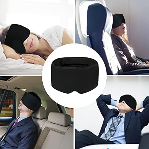 Máscara do sono Tampa lisa de olho com blocos de cinta ajustável Luz confortável de venda para venda para viajar de soneca