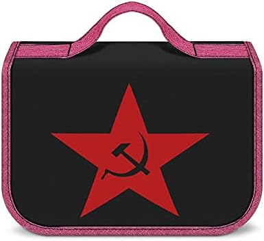 Bolsa de higieness da URSS comunista com gancho de gancho suspenso de maquiagem de maquiagem de banheiro sacos de chuveiro