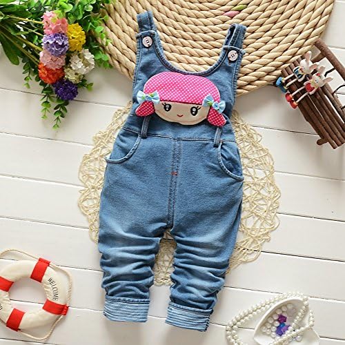 Kidscool Space Baby Cotton Cotton 3D Cartoon Jeans macio macacão