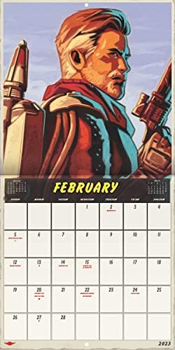 Star Wars Mandalorian Calendário 2023 - Deluxe 2023 Star Wars Mandalorian Wall Calendar Pacote com mais de 100 adesivos de