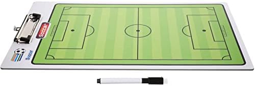 Besportble Whiteboard Board Board PVC Board Strategy Board Training Equipment Acessórios para ensino e planejamento de jogo