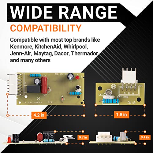 Ultra durável 4389102 W10757851 Substituição do kit da placa de controle do refrigerador por Bluestars - ajuste exato