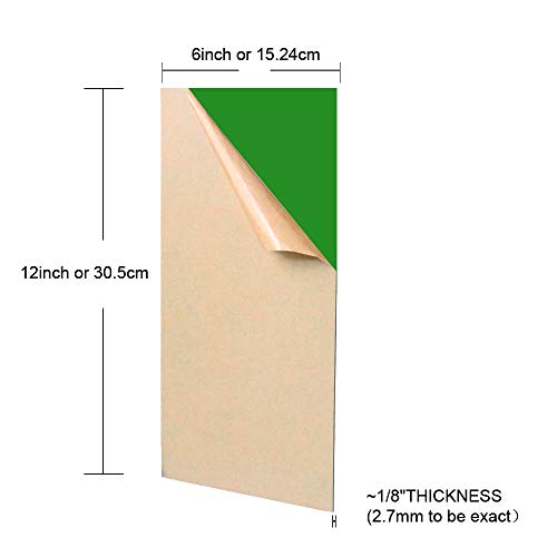 Folha de acrílico cooak 1/8 de polegada para exibição de cartão de mesa-12 x 6 polegadas sem letra clara de exibição de exibição de