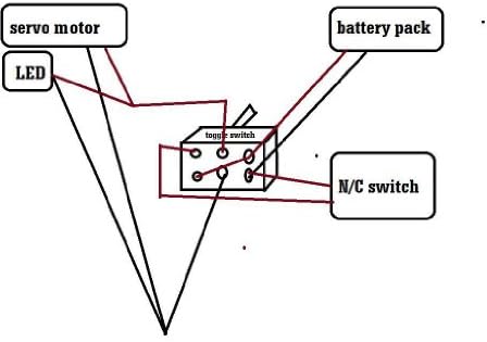 1x interruptor de alternância 1x de 6 pinos DPDT 6A 125VAC 1PCS Caixa inútil