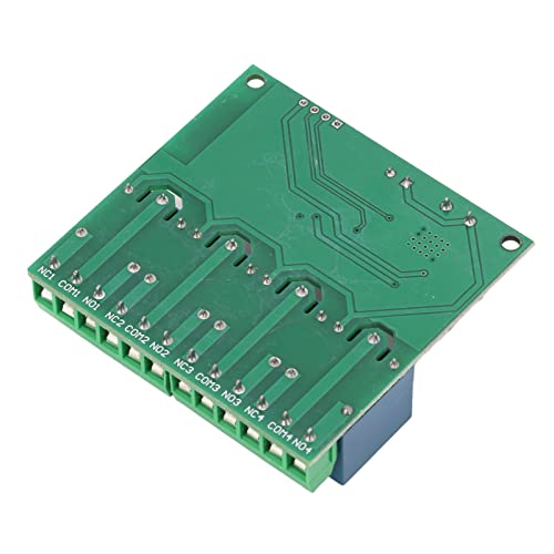 Módulo de retransmissão Zerodis, 4 canais Controle remoto de relé de baixa potência para componentes eletrônicos DC12V