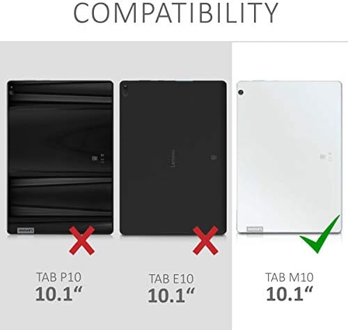 Protetores de tela Kwmobile 2x compatíveis com Lenovo Tab M10 FHD Plus - Protetor de tela Matte Tablet Display Films