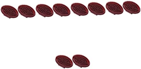 Hemotão 10 PCs Mussagem Brush Silicone Tool Ferramenta de enfermagem Mushcrower Pincel Body Cuidado Ferramentas de cuidados