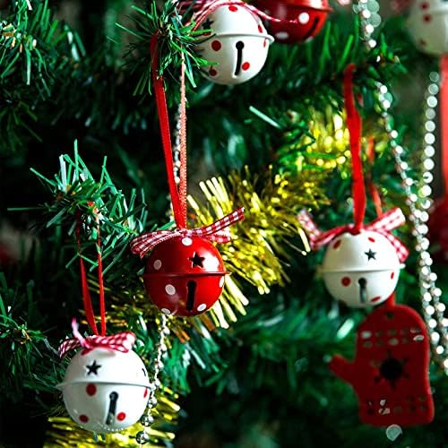 Christmas Bell Decoration Pendant Christmas Tree Decoration Pendant Christmas Bell Crystal Beads