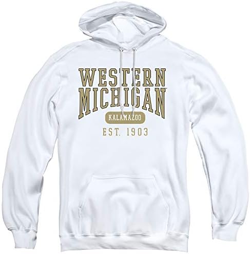 Oficial do Western Michigan University fundou a data unissex adulto capuz