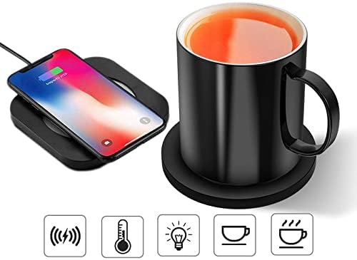 Charger de ondas de caixa compatível com JBL Live Pro 2 TWS - Hottiemug com carregador de PowerDisc Wireless, Qi Wireless 15w Caneca