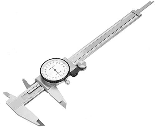 Pinça de discagem yyongao, vernier pinça, dial de aço inoxidável multifuncional de 0-150mm.