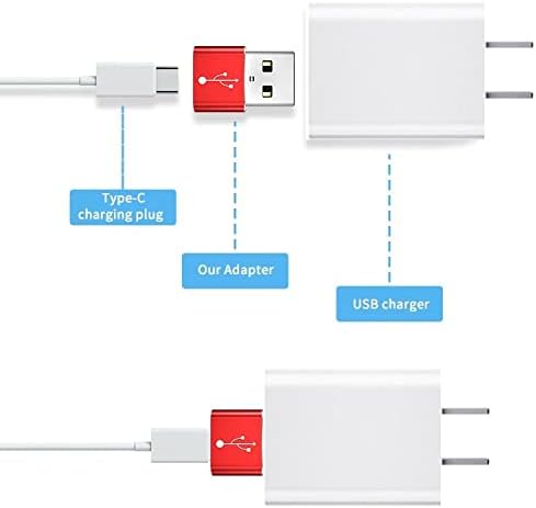 Adaptador para GPD Win 3-USB-A para C PORTCHANGER, USB TIPO C OTG USB-A Converter Dados de carregamento para GPD Win 3-Prata