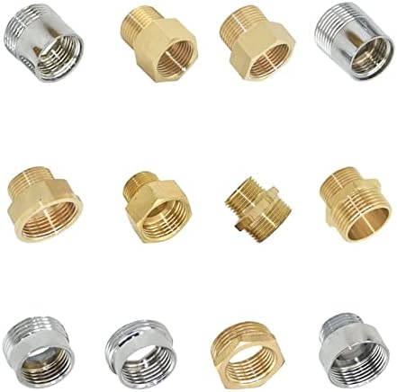 Concret Metal Metal Threaded Tubs Conector Conector Redutor Conector Transitório Mangueira Tap Tap Fittings 1pcs