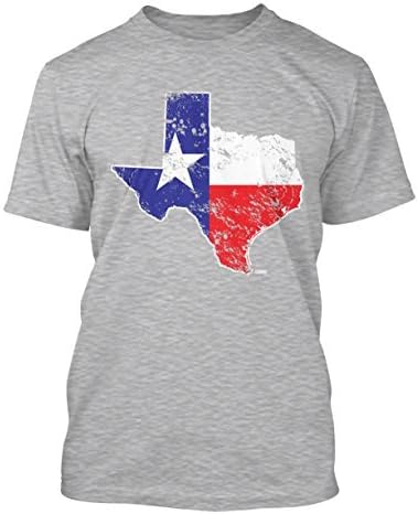Mapa da bandeira do estado do Texas - T -shirt dos EUA