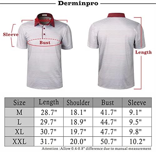 Camisas de pólo masculinas de Derminpro