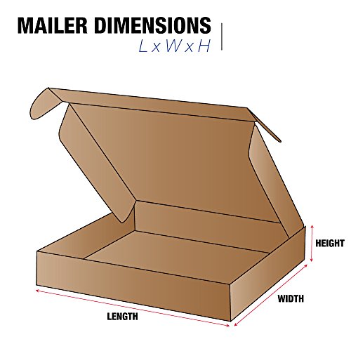 Lógica de fita TLMFL882KSK Deluxe Literature Mailers, 8 Largura, 2,75 Altura, 8 Comprimento, Kraft