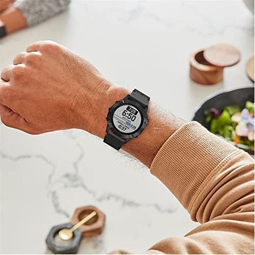 Nunomo 26 22 22 mm Strap de couro Redação rápida Bandas para Garmin Fenix ​​7 7x 7s 6 6s 5x 6x 5s pulseira de pulseira de couro