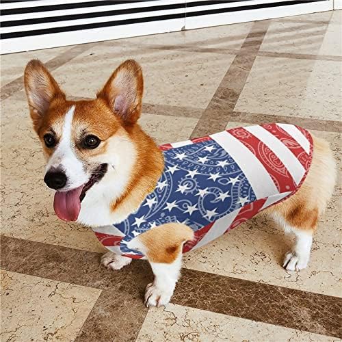 Paisley American Flag Dog Voltover Put