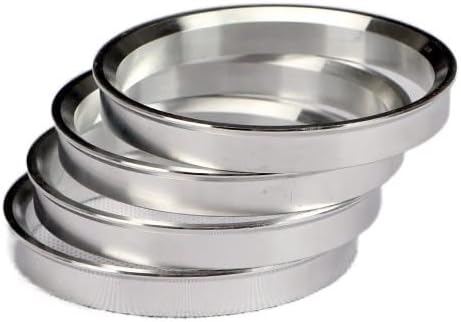 Anéis centrados no hub Ekomis 4pcs anéis de alumínio de alumínio de carro anel centrado na roda do cubo 106-100.1 108.1-100.1