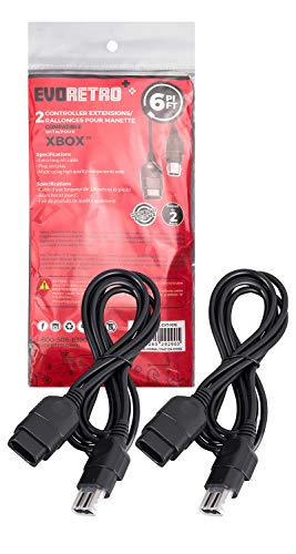 EVORETRO CONTROLLER CABO COMPATÍVEL DO XBOX [2 pacote] 6 pés - 1,8m