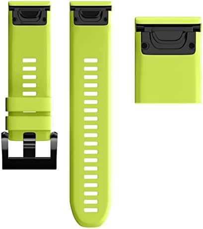 Ilazi 26 22 22 mm de faixa de vigilância para Garmin Fenix ​​7x 7 7s Assista Quick Release Silicone EasyFit Strap Strap