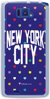 Second Skin NYC NYC Multi Heart Dot Navy Design por umidade/para mídias x n-04e/docomo dnc04e-tpcl-777-j184