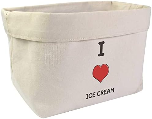 Azeeda grande 'I Love Ice Cream' Organizador/bolsa de armazenamento