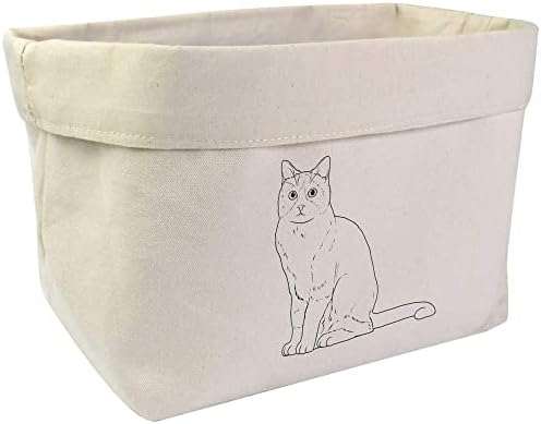 Azeeda Grande 'Snowshoe Cat' Organizer/Bag de armazenamento