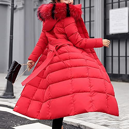 Mulheres Winter Winter grossa lã revestida com casacos parka, jaquetas de roupas quentes e macias com capuz