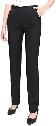 Miashui Romances casuais para mulheres Long Pant Works Feminino Straight Straight cintura de china