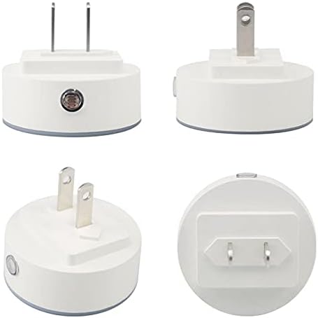 2 Pacote Plug-in Nightlight LED Night Light com Dusk-to-Dawn para o quarto de crianças, viveiro, cozinha, corredor Black