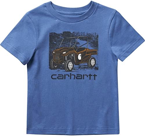 Camiseta de S-Sleeve Curta dos Meninos de Carhartt