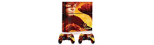 Engrenagem do controlador O flash elétrico amarelo - PS4 Combo Skin Set para console e controlador