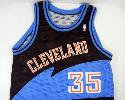 1997-98 Cleveland Cavaliers Danny Ferry 35 Jogo emitiu Black Jersey 48 DP18817 - jogo da NBA usado