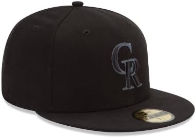 MLB Colorado Rockies Black & Grey 59Fifty Cap