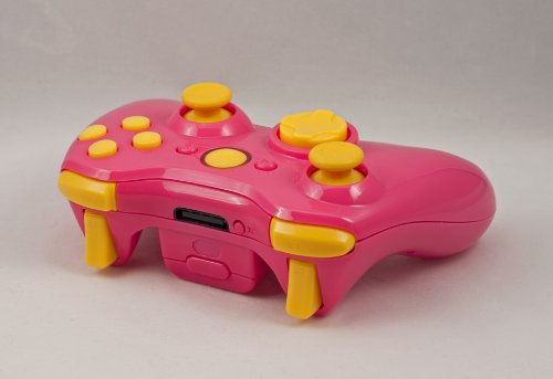 Controlador Modded Cod Ghosts, rosa -rosa/amarelo, Call of Duty MW3, Black Ops 2, MW2, Mod Gamepad