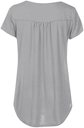 Duowei Biseded tops para mulheres blush bush colhio de pescoço pardo de camiseta elegante pacote de tops cortados