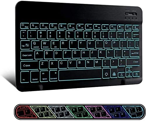 Teclado de onda de caixa compatível com meta portal mais 899-00119-01 - teclado Bluetooth Slimkeys - com luz de fundo, teclado