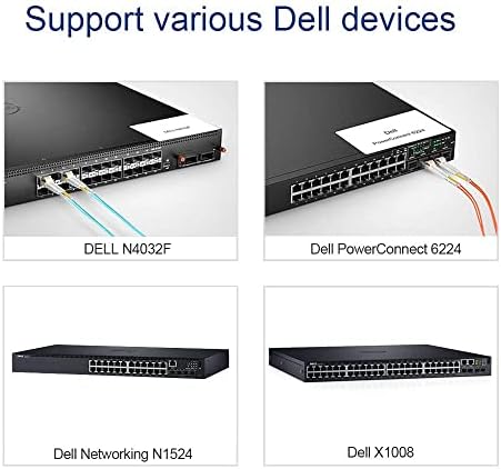 10GBASE-SR SFP+ Transceptor, módulo multimodo de fibra óptica 10G SR LC para Dell 407-BBOU