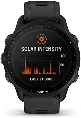 Garmin Forerunner 955 Solar 2022 GPS Running & Triathlon Smartwatch | Pacote do corredor com protetores de tela e carregador