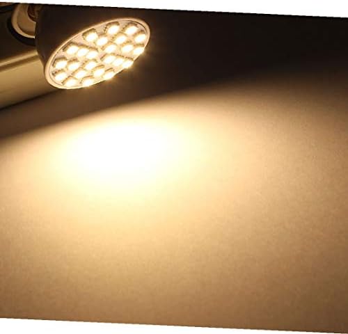 NOVO LON0167 220V 5W MR16 5050 SMD 24 LEDS LED BULBO LUZ LIGHTILHO DE ILUMINAÇÃO QUENTE BRANCO (220V 5W MR16 5050 SMD 24 LEDS