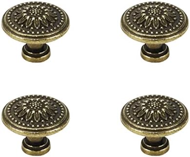 PASTLLA 4PCS Gabinete vintage Pull Handles Antique Bronze Drop Ring Handles Gaveta gaveta Puxa Handeld Handal