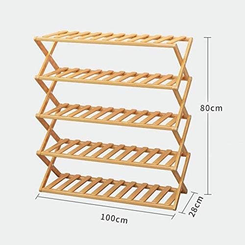 Llryn 4 Planta de camada Planta Dobragem dobrável Bamboo Rack Potes de flores Dos prateleiras de estandes Organizador