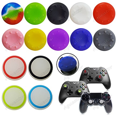 Aguetaor - Analog Controller Thumb Bust Grip Thumbstick Tampa para PS4 Xbox One 360 ​​8pcs