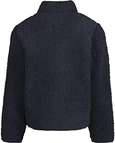 Nautica Boys 'Slave Long Slave Full Zip Jacket, Marinha/Sherpa, 7