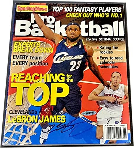 LeBron James assinou a revista de basquete Pro Autografada Cavs Capa 1 UDA - Revistas Autografadas da NBA